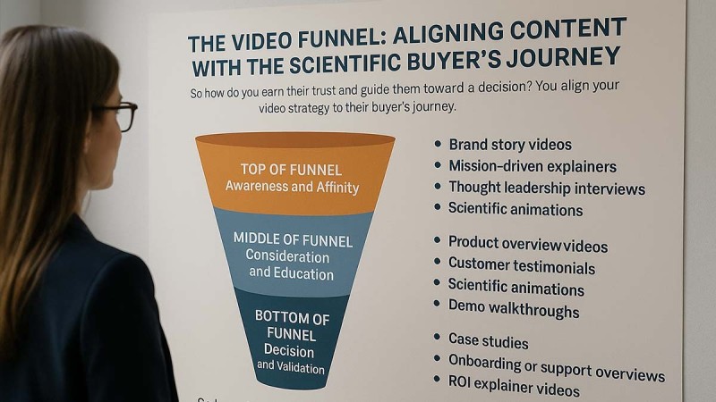 The Video Funnel: Aligning Content with the Scientific Buyer’s Journey